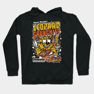 Retro Cartoon Cereal Box // Cereal Leopard Crunchies // Funny Vintage Breakfast Cereal Hoodie